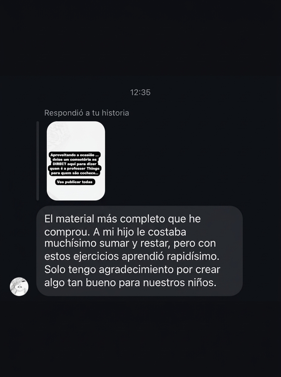 Testimonio en redes sociales