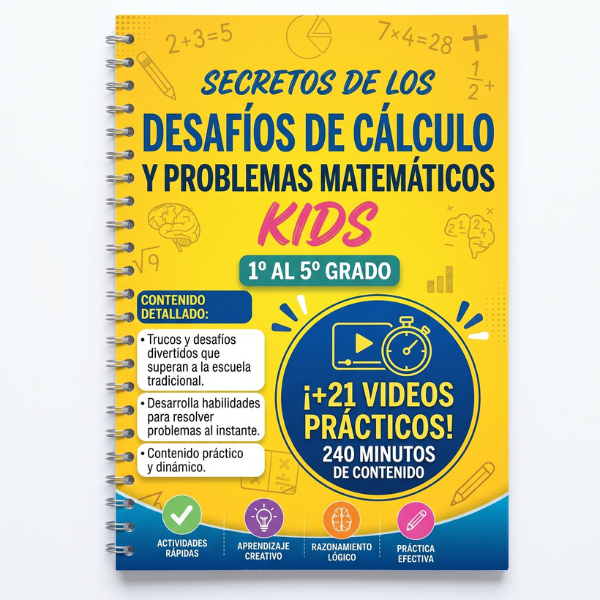 Curso en video Desafíos de Cálculo y Problemas Matemáticos Kids